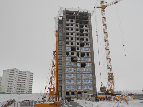 Этап строительства на 16. 01. 19г. Этап строительства на 16. 01. 19г.