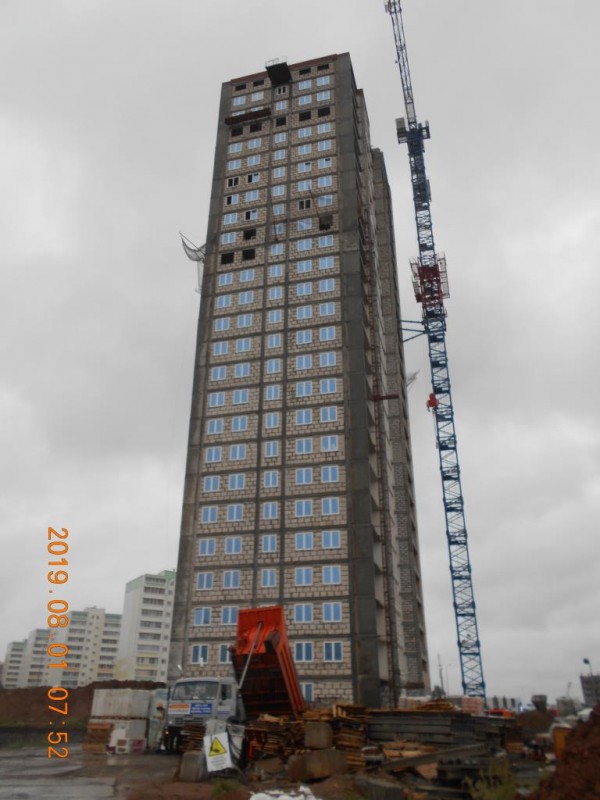 Этап строительства на 01.08.19г. Этап строительства на 01.08.19г.