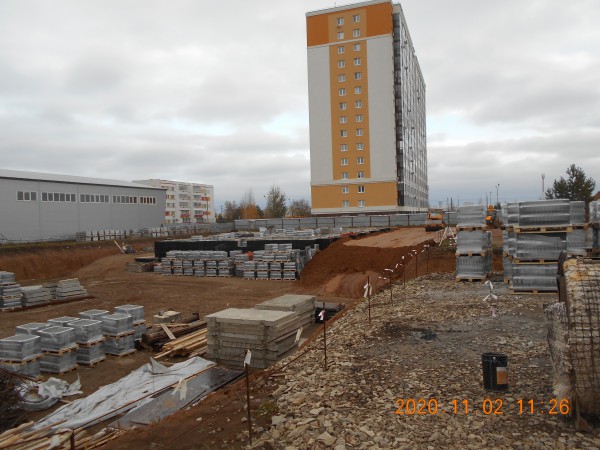 Этап строительства на 03.11.2020 г.. Этап строительства на 03.11.2020 г..