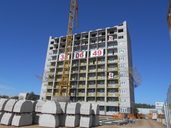 Этап строительства на 04.06.2021г. Этап строительства на 04.06.2021г.