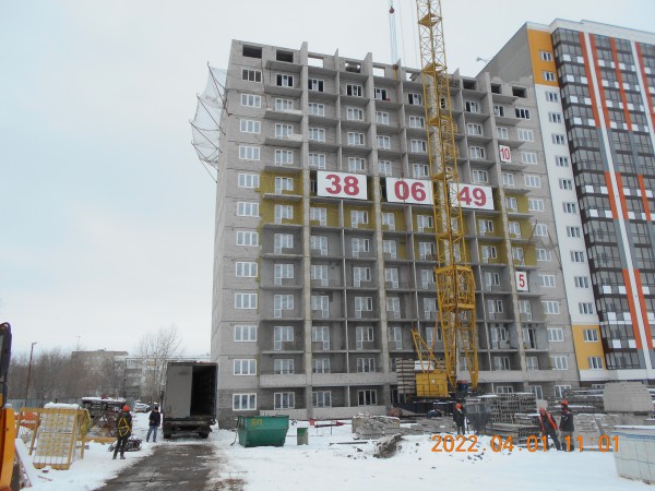 Этап строительства на 01.04.2022г. Этап строительства на 01.04.2022г.