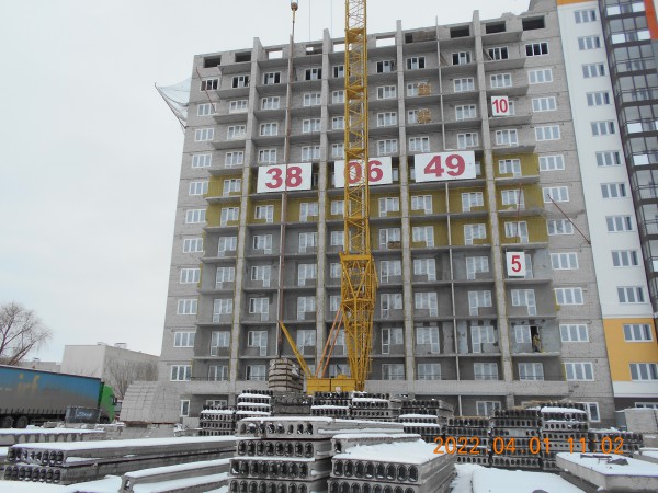 Этап строительства на 01.04.2022г. Этап строительства на 01.04.2022г.